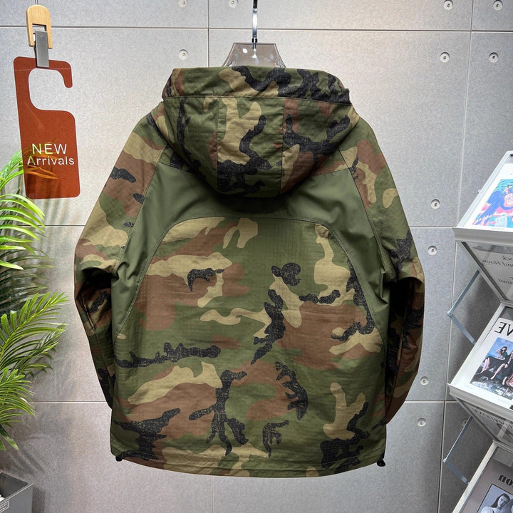 Herren - Camouflage-Muster Jacke - Leicht und Atmungsaktiv - Outdoor Style