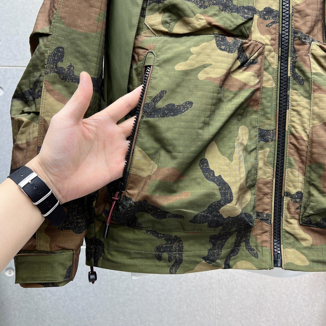 Herren - Camouflage-Muster Jacke - Leicht und Atmungsaktiv - Outdoor Style