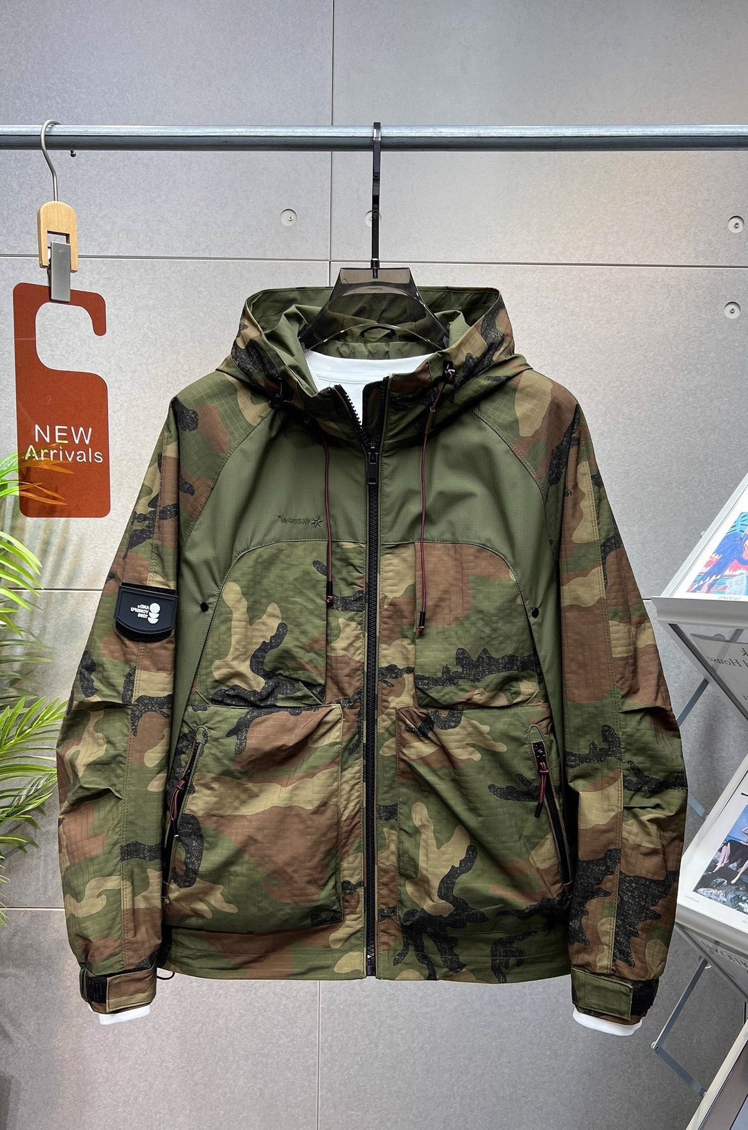 Herren - Camouflage-Muster Jacke - Leicht und Atmungsaktiv - Outdoor Style