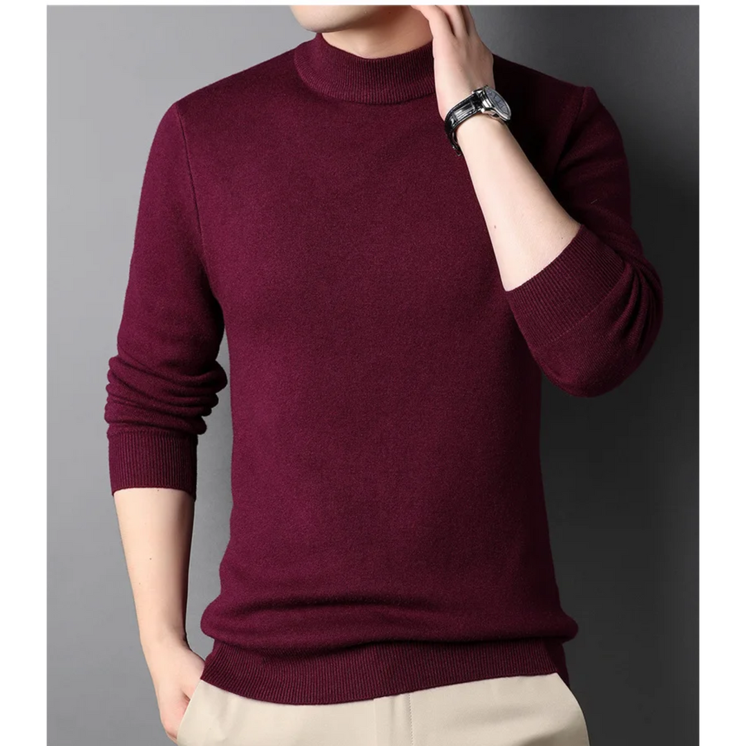 Weicher Slim Fit Winterpullover