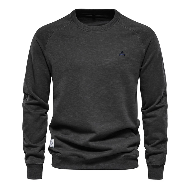 Herren Pullover mit Raglanärmel, Rundhalsausschnitt Casual Pullover