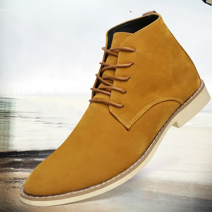 Elegante Boots Herren aus Wildleder, Komfortable Stiefeletten