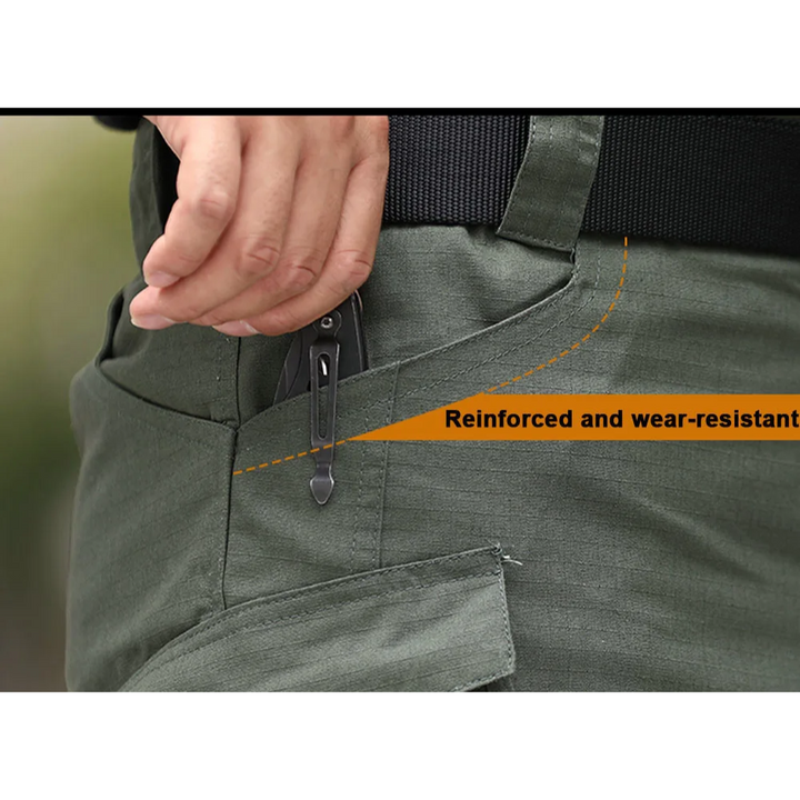 Taktische Outdoor Hose mit Reißverschlusstaschen, Robuste Passform