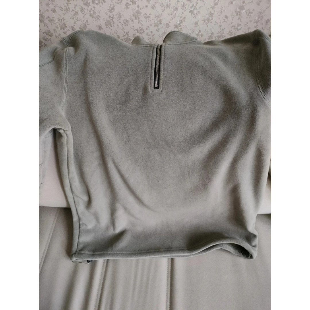 Weicher Fleece Pullover mit Reißverschluss und Stehkragen