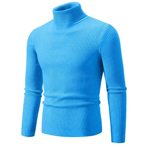 Stilvoller Rollkragenpullover mit Zopfmuster