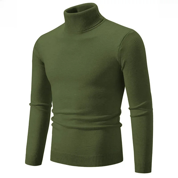 Eleganter Rollkragenpullover aus Feinem Strick