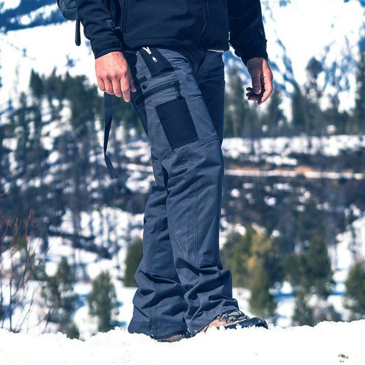 Taktische Outdoorhose mit Reißverschlusstaschen, Robust