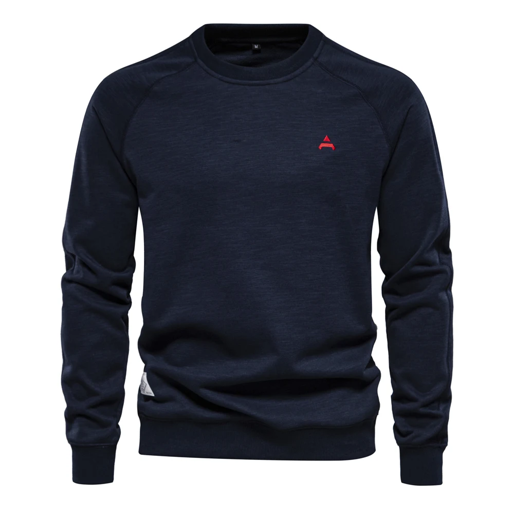 Herren Pullover mit Raglanärmel, Rundhalsausschnitt Casual Pullover