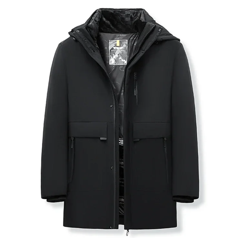 Herren Parka Winterjacke winddicht mit warmem Innenfutter