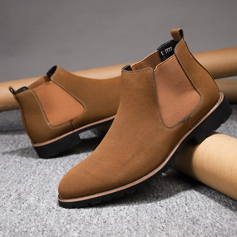 Strapazierfähige Chelsea Boots Herren mit Profilsohle