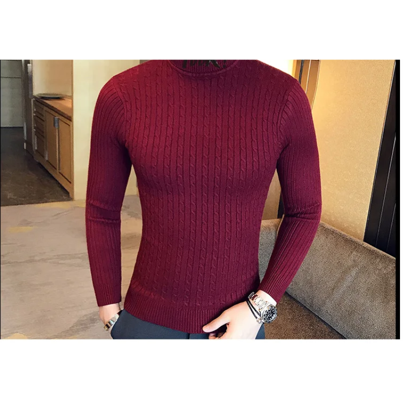 Strick Rollkragenpullover Herren