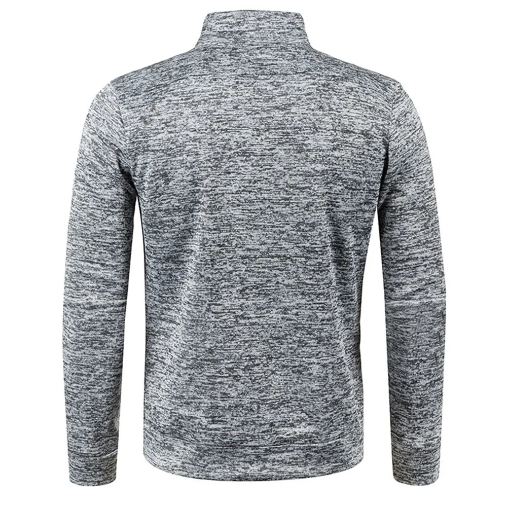 Bequemer Fleece-Sweatshirt mit Reißverschluss