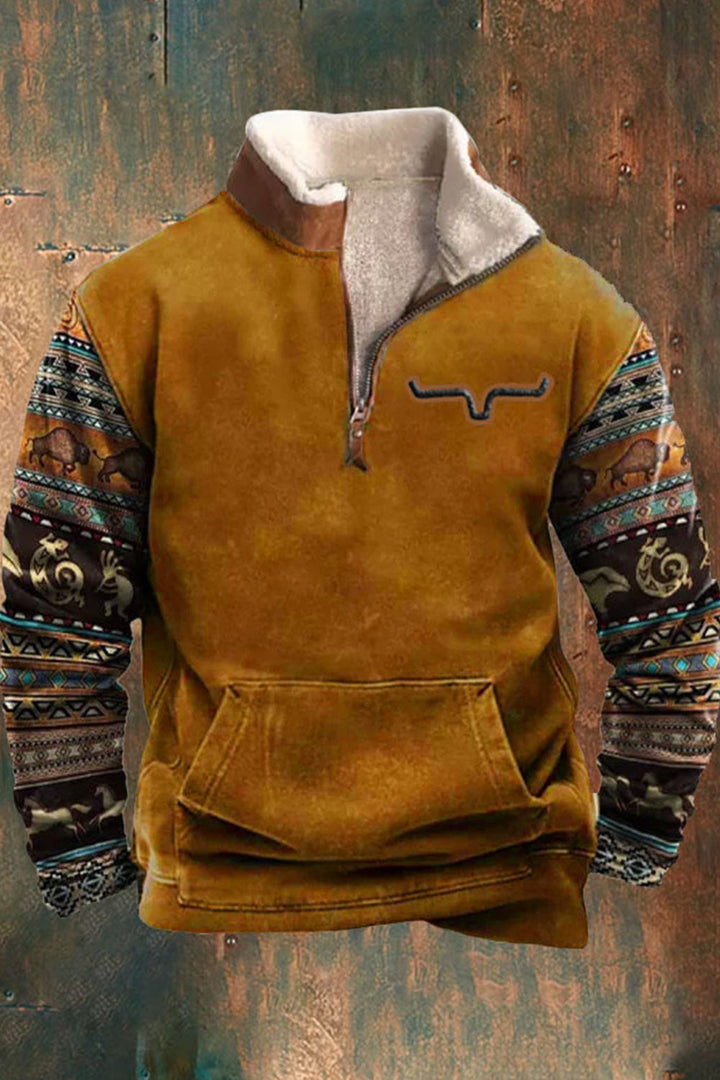 Pullover mit 3D-Drucknähten