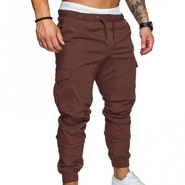 Sportliche Jogginghose mit Taschen, Elastischer Bund