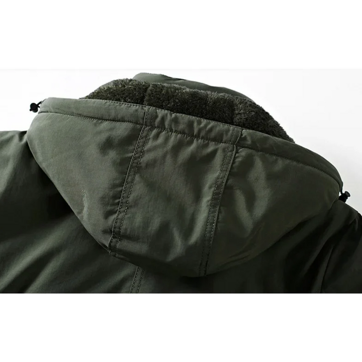 Hochwertige Parka Jacke Herren mit Warmer Fleece-Fütterung