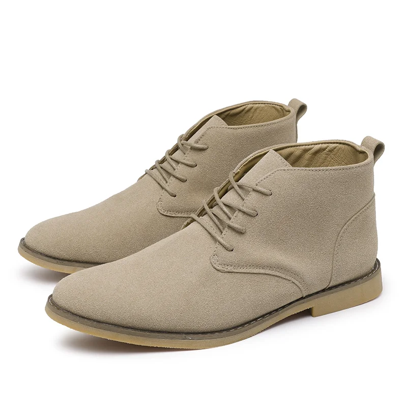 Elegante Boots Herren aus Wildleder, Bequem und Zeitlos