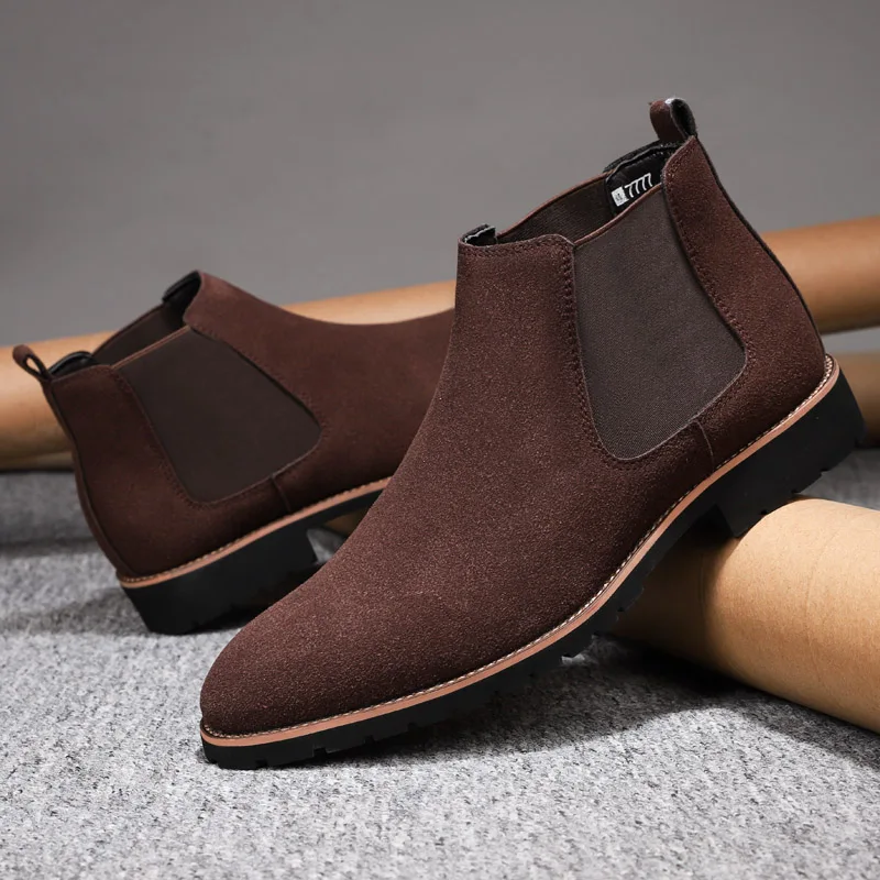 Strapazierfähige Chelsea Boots Herren mit Profilsohle