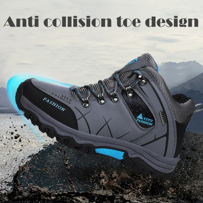 Herren Wasserdicht Warm Gefüttert Outdoor Trekkingschuhe