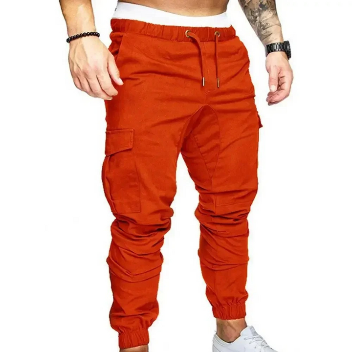 Sportliche Jogginghose mit Taschen, Elastischer Bund