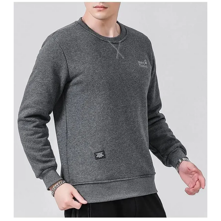 Warm gefütterter Sweatshirt mit Reißverschluss