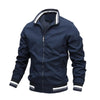 Sportlich gestreifte Herren-Interimsjacke