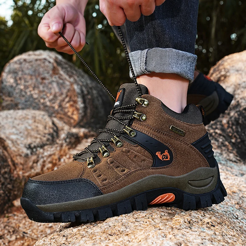 Herren Rutschfest Wasserdicht Outdoor Trekking