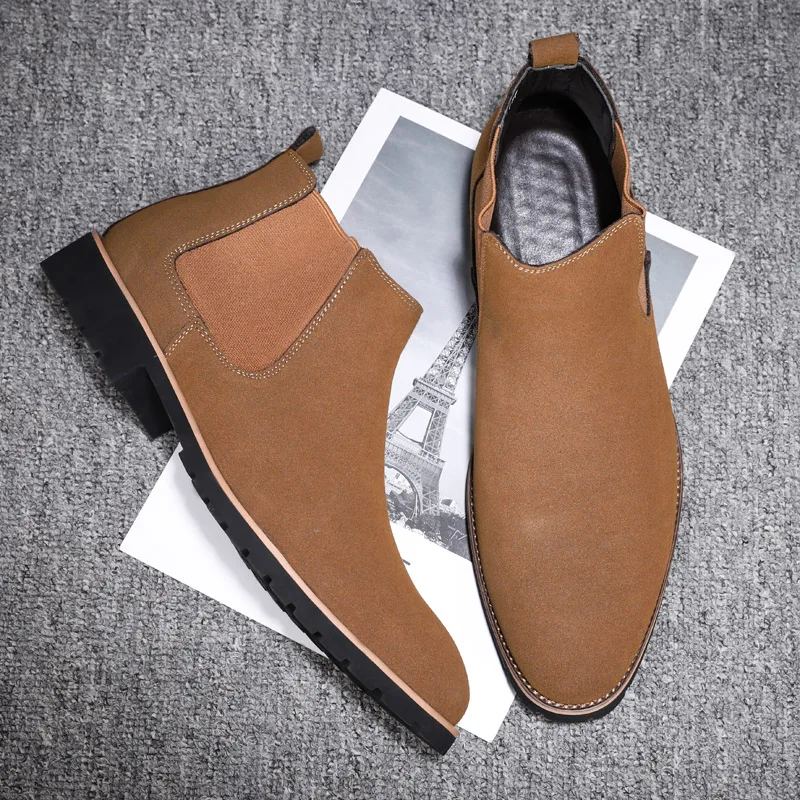 Strapazierfähige Chelsea Boots Herren mit Profilsohle