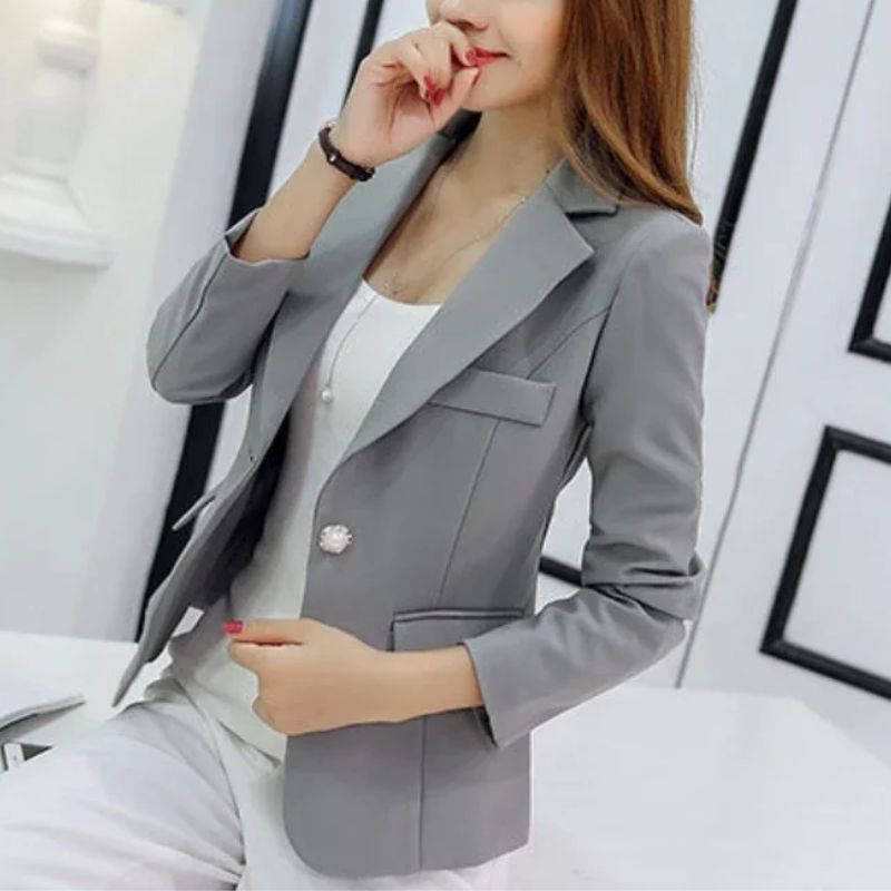 Stilvoller Damen-Blazer mit Knöchel-Knopf-Verschluss