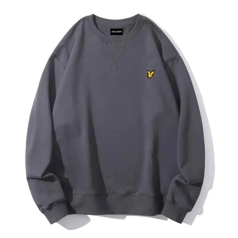 Herrenpullover mit V-Ausschnitt und dezenter Logostickerei