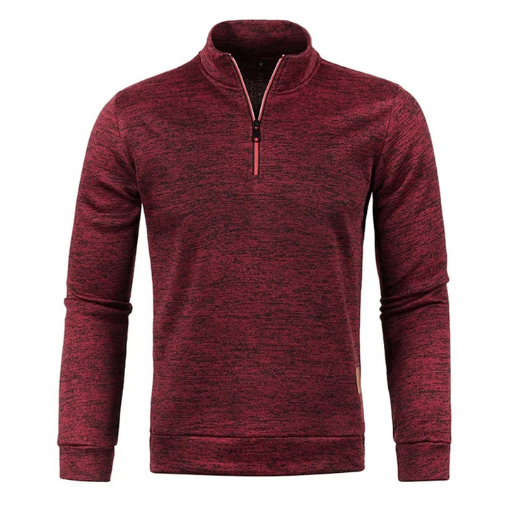 Bequemer Fleece-Sweatshirt mit Reißverschluss