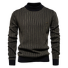 Stilvoller Rollkragenpullover mit Streifenmuster