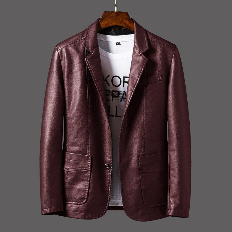 Modische Leather Jacke für Männer