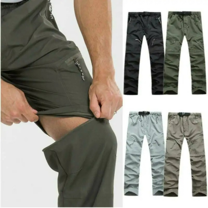 Wasserdichte Outdoorhose mit Reißverschlusstaschen, Robust