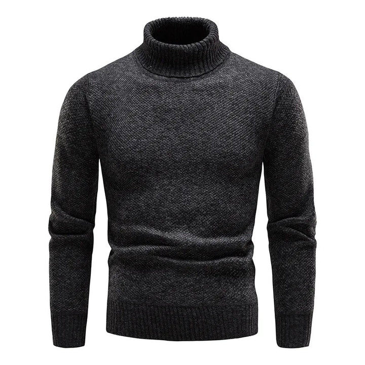 Stylischer Rollkragenpullover aus Strick