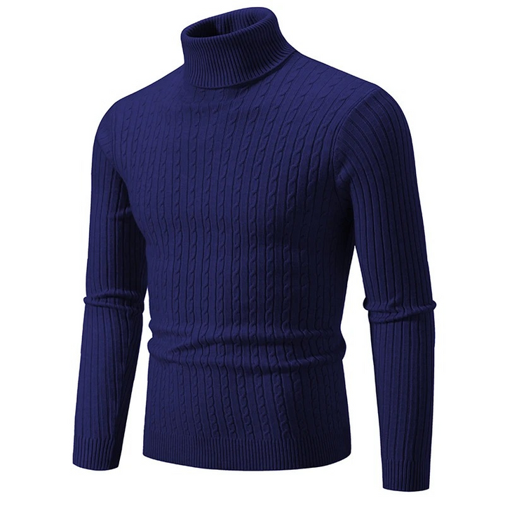 Slim Fit Rollkragenpullover Herren