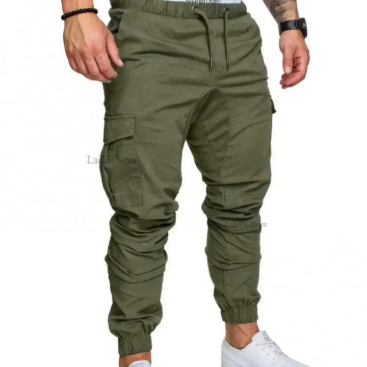 Sportliche Jogginghose mit Taschen, Elastischer Bund