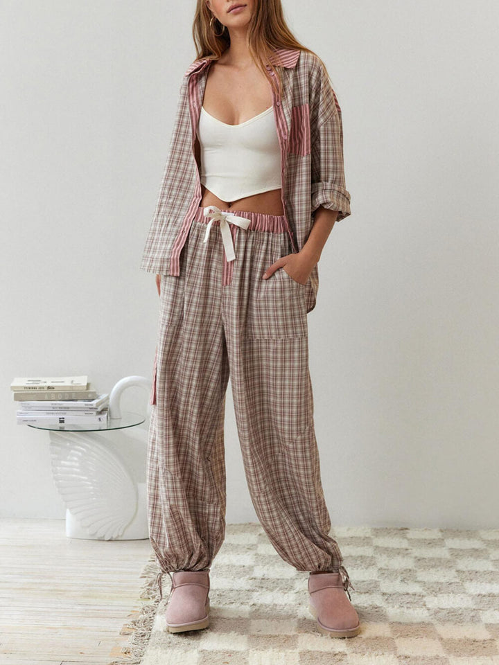 Lockeres Pyjama-Set