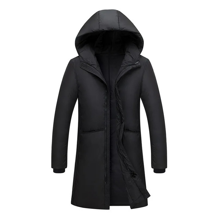 Herren Parka Winterjacke lang geschnitten und wasserabweisend