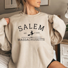 Lässiges Sweatshirt mit Salem Massachusetts Design - Damenpullover