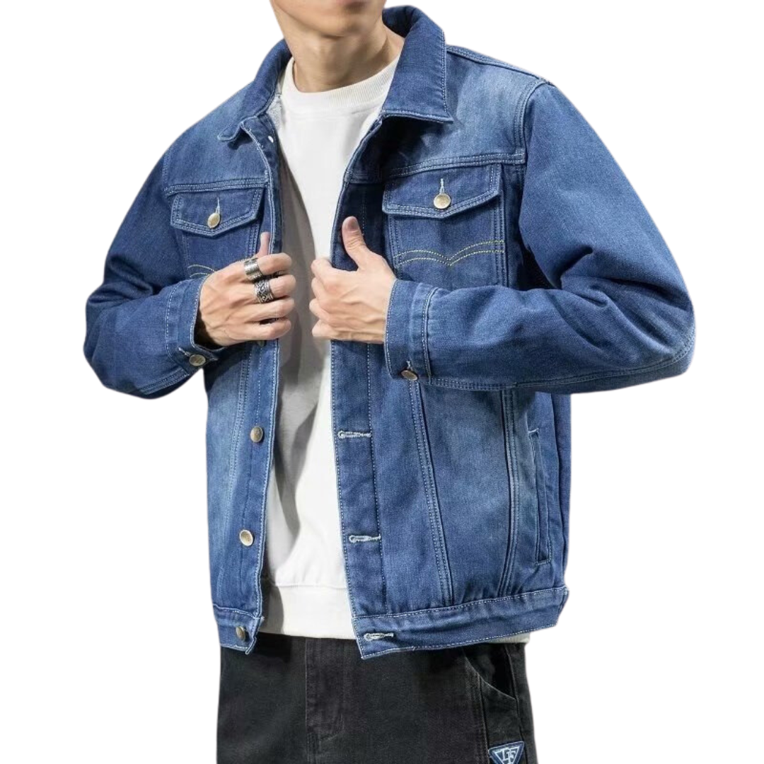 Winter-Jeansjacke für Männer