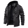 Herren-Motorradjacke aus Leder