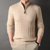 Herren Rollkragenpullover Grobstrick