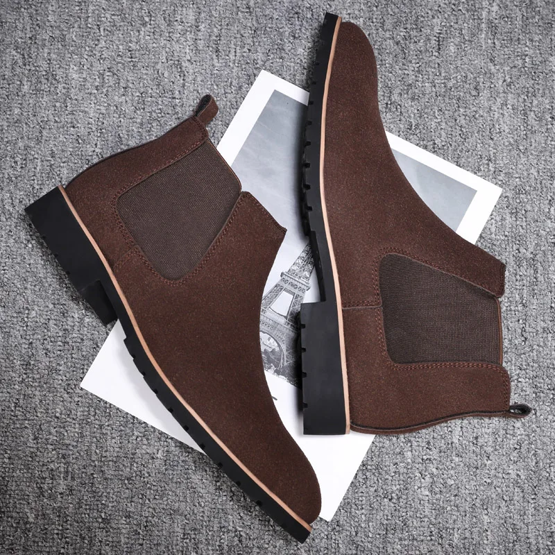 Strapazierfähige Chelsea Boots Herren mit Profilsohle