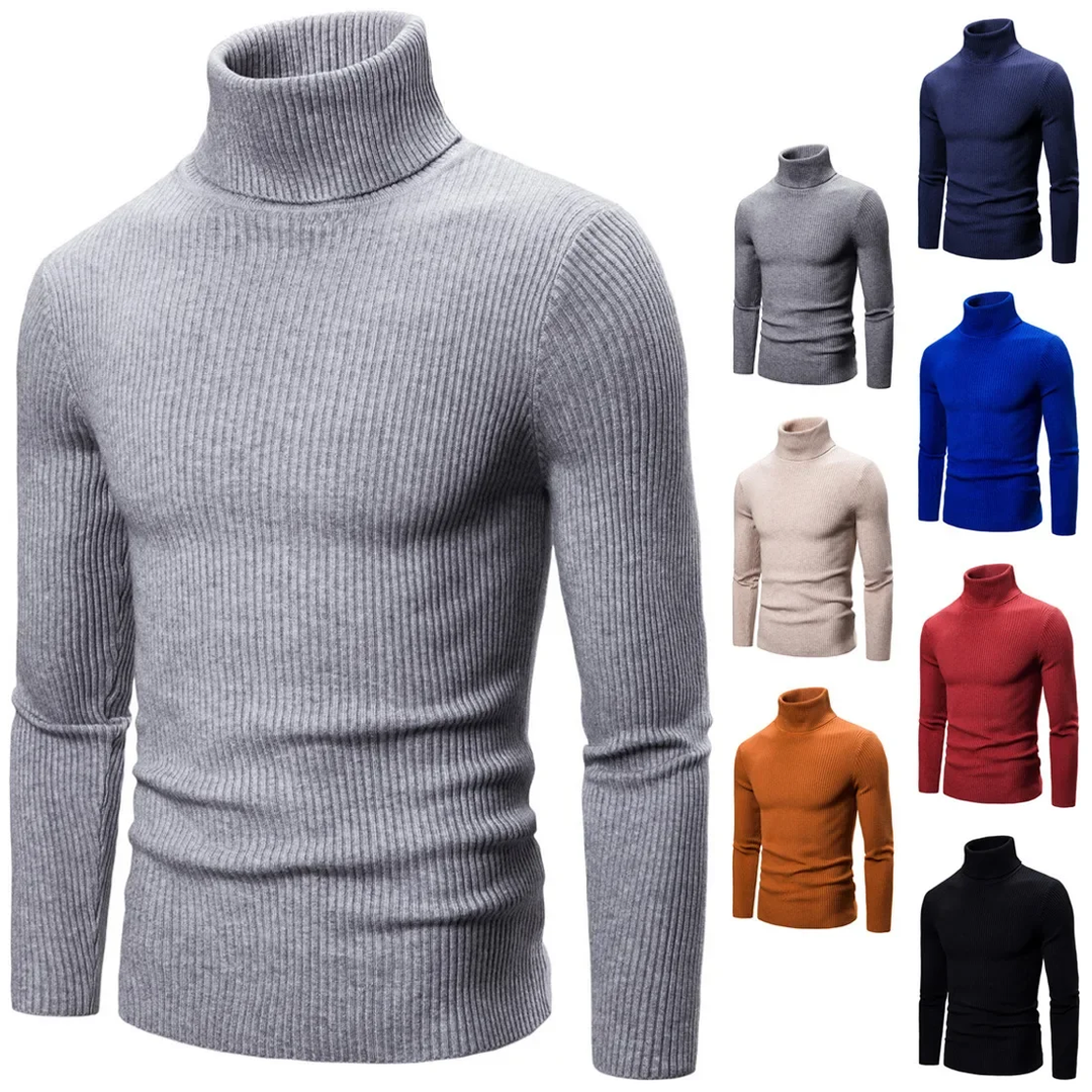 Hochwertige Rollkragenpullover Herren