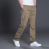 Cargohose Herren Bequeme Multifunktionale Freizeithose mit Taschen