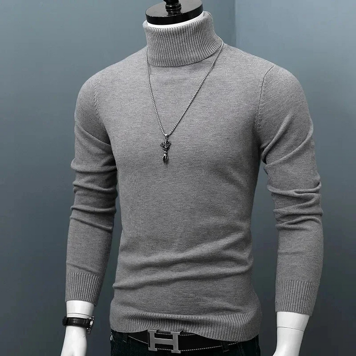 Enganliegender Strickpullover Slim Fit