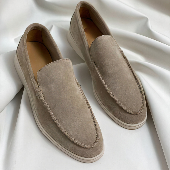 Vintage Leder Loafers Mode