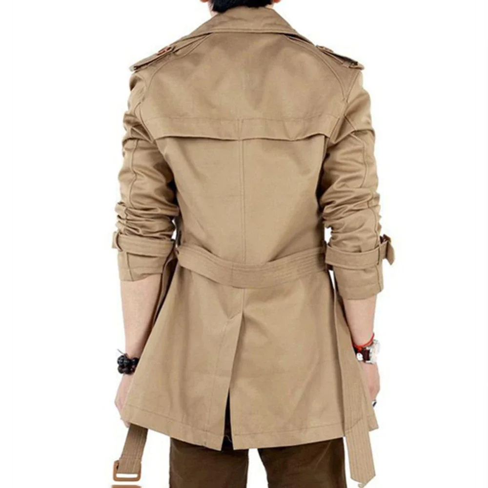 Stilvoller Trenchcoat mit Doppelreiher Design