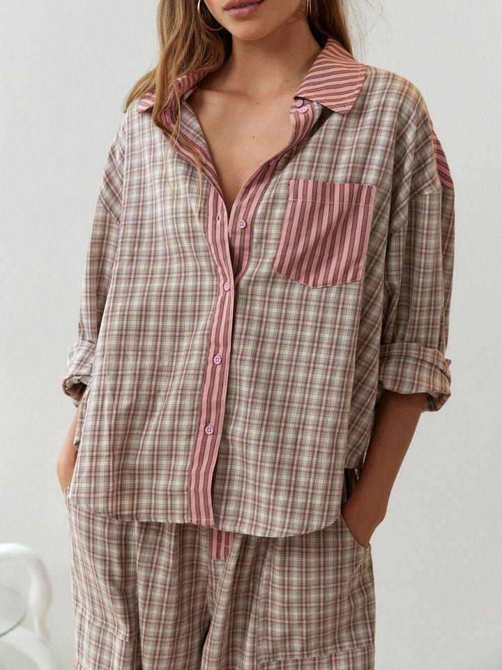 Lockeres Pyjama-Set