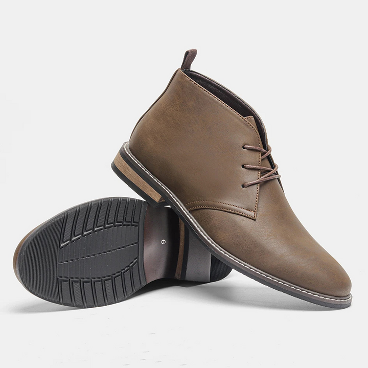 Elegante Boots Herren aus Leder, Langlebige Ankle Boots